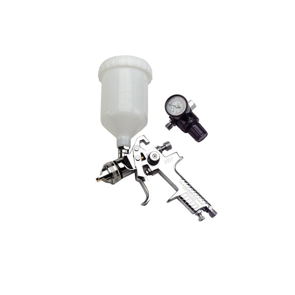 02138 Professional Sapphire Hvlp Gravity Feed Spray Gun 6.4 Cfm & Regulator - siptoolshop