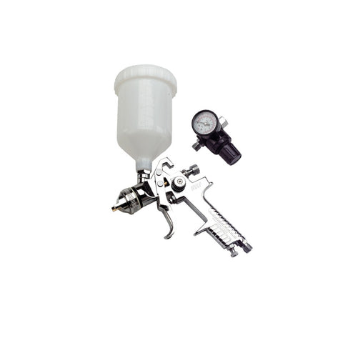 02138 Professional Sapphire Hvlp Gravity Feed Spray Gun 6.4 Cfm & Regulator - siptoolshop
