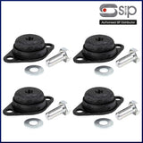 02357A Set Of 4 Air Compressor Anti Vibration Mounts - Machines Up To 250Kg - siptoolshop