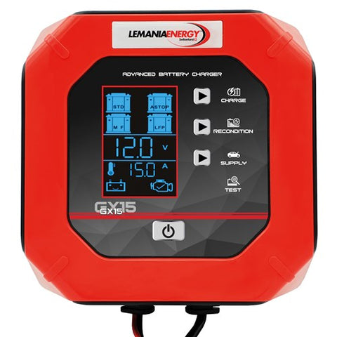 03574 Advanced Battery Charger GX15 - Car Boat Bike 4x4 Bus