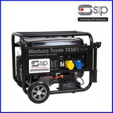 03958 Medusa T5501 Portable Site Petrol Generator 3.8Kw 110V / 230V E/Start - siptoolshop