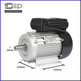 06559 Air Compressor Motor 230V (16Amp) 3Hp Mec 90 - siptoolshop