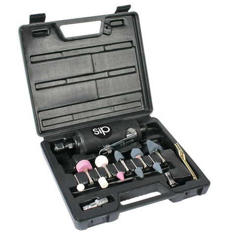 07194 1/4" Air Die Grinder Kit - Inc. Wrenches, Stones, Collets & Coupler