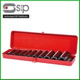 07513 1/2" Professional Impact Deep Socket Set (10Pc) - Chrome Vanadium - siptoolshop