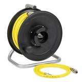 07970 Air Hose Reel 20M With Euro Fittings - Heavy Duty Hi-Viz Yellow Pvc - siptoolshop