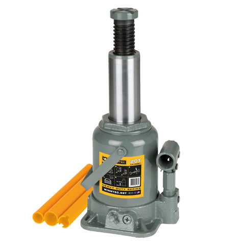 09833 Winntec 20 Ton Low Profile Bottle Jack - 60Mm Screw Extension - siptoolshop