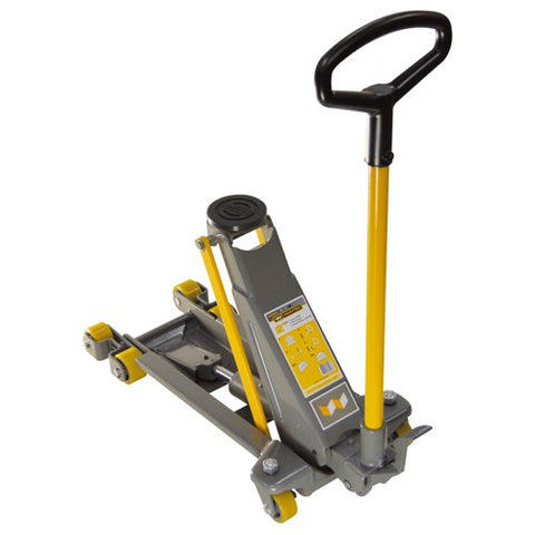 09840 Winntec 2 Ton Low Profile Trolley Jack With Turbo Lift System - siptoolshop