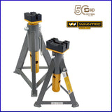 09849 Pair Of Winntec 6 Ton Pin Type Jack Stands 404Mm ->604Mm - siptoolshop