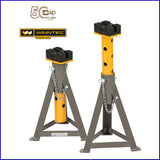 09849 Pair Of Winntec 6 Ton Pin Type Jack Stands 404Mm ->604Mm - siptoolshop