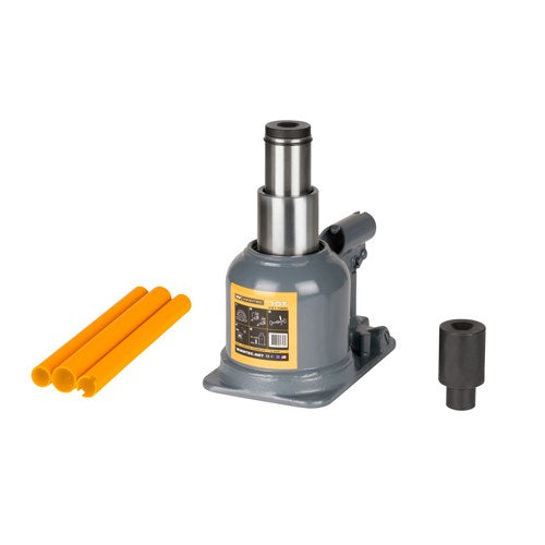 09865 Winntec 10 Ton Bottle Jack - 120Mm -> 260Mm With 45Mm & 8Mm Extensions - siptoolshop