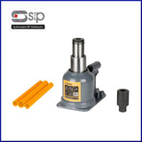 09865 Winntec 10 Ton Bottle Jack - 120Mm -> 260Mm With 45Mm & 8Mm Extensions - siptoolshop