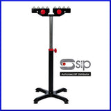 01383 Adjustable V-Type Roller Ball Stand - 8 Rollers 100Kg Capacity - siptoolshop