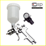 02138 Professional Sapphire Hvlp Gravity Feed Spray Gun 6.4 Cfm & Regulator - siptoolshop