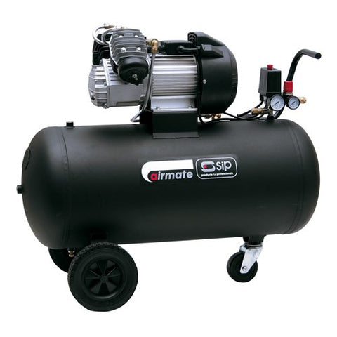 05299 Airmate Tn3/100-D Oil Lubricated Air Compressor - siptoolshop