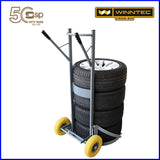 09824 Winntec Tyre & Wheel Smart Cart - 14" To 20" Wheels 200Kg Capacity - siptoolshop